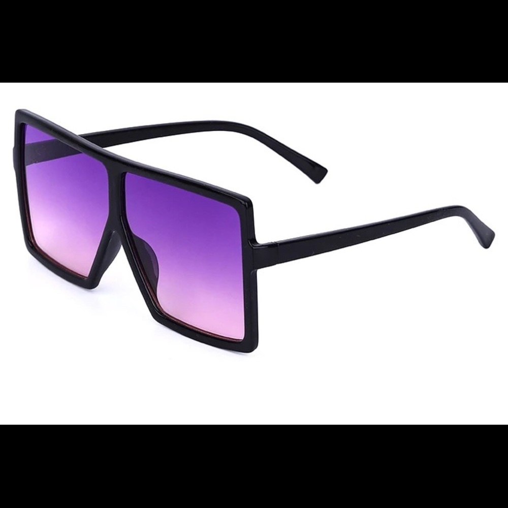 Oversized square framed shades